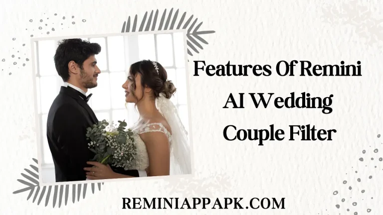 Features Of Remini AI Wedding Couple Feature
